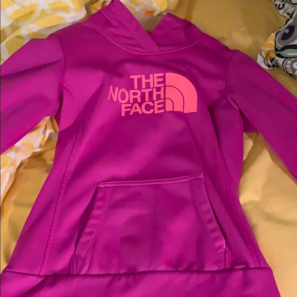 Fleece North Face sweatshirt